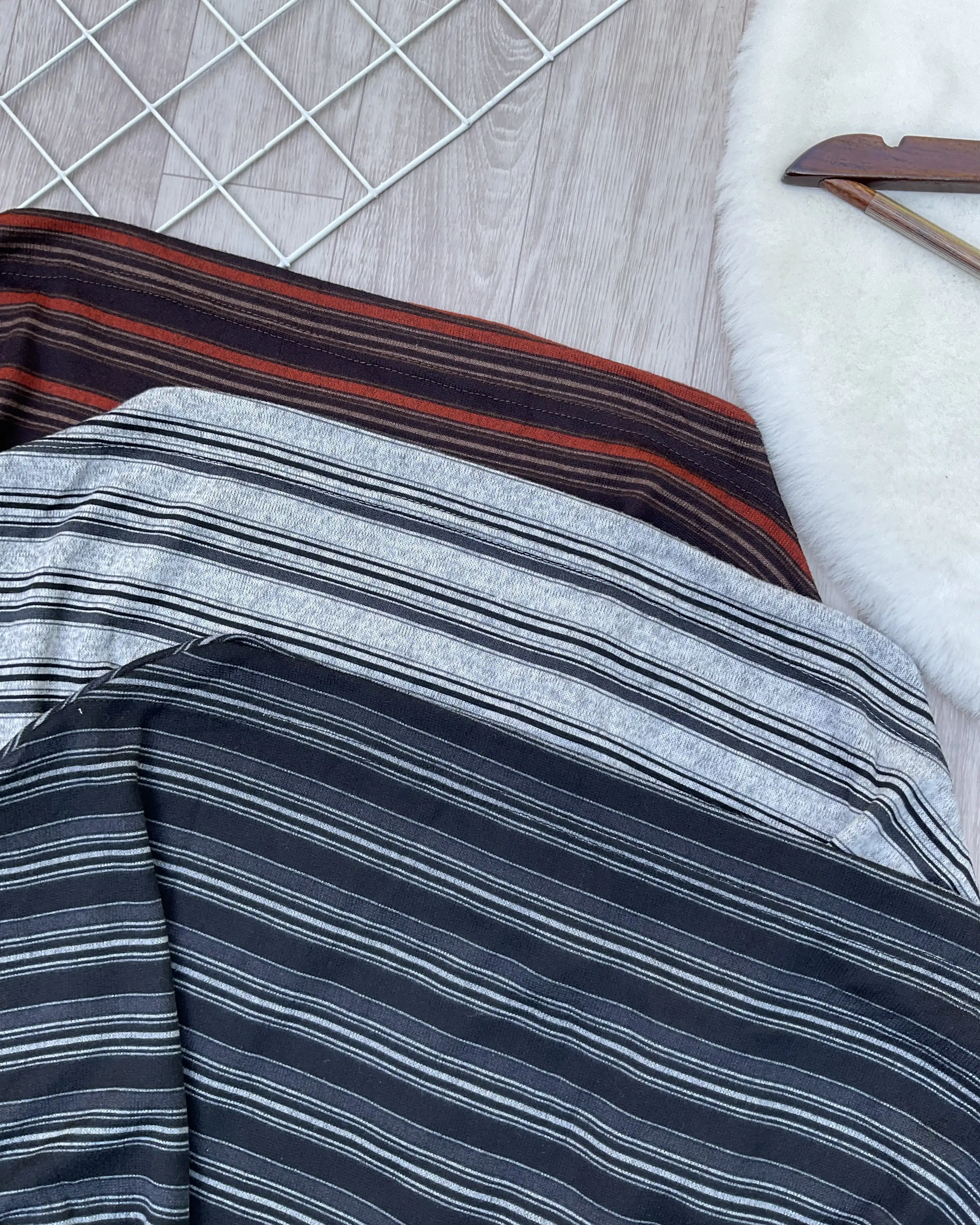 Product image of Y2K Stripe Off-Shoulder Top