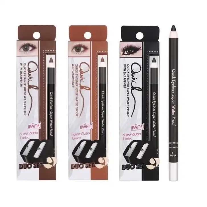 Product image of Quick  Waterproof Eyeliner  Duo with a Sharpener - Meilinda