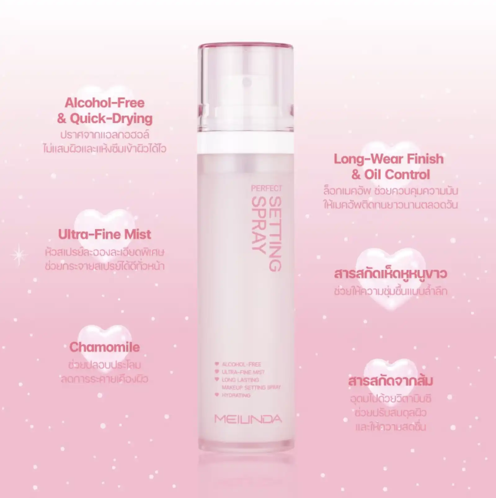 Product image of Makeup Setting Spray | Long-Lasting Oil Control & Hydration - Meilinda