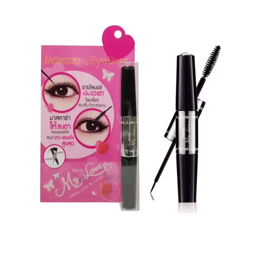 Product image of Mascara & Eyeliner 2-in-1 Black  – Mistine