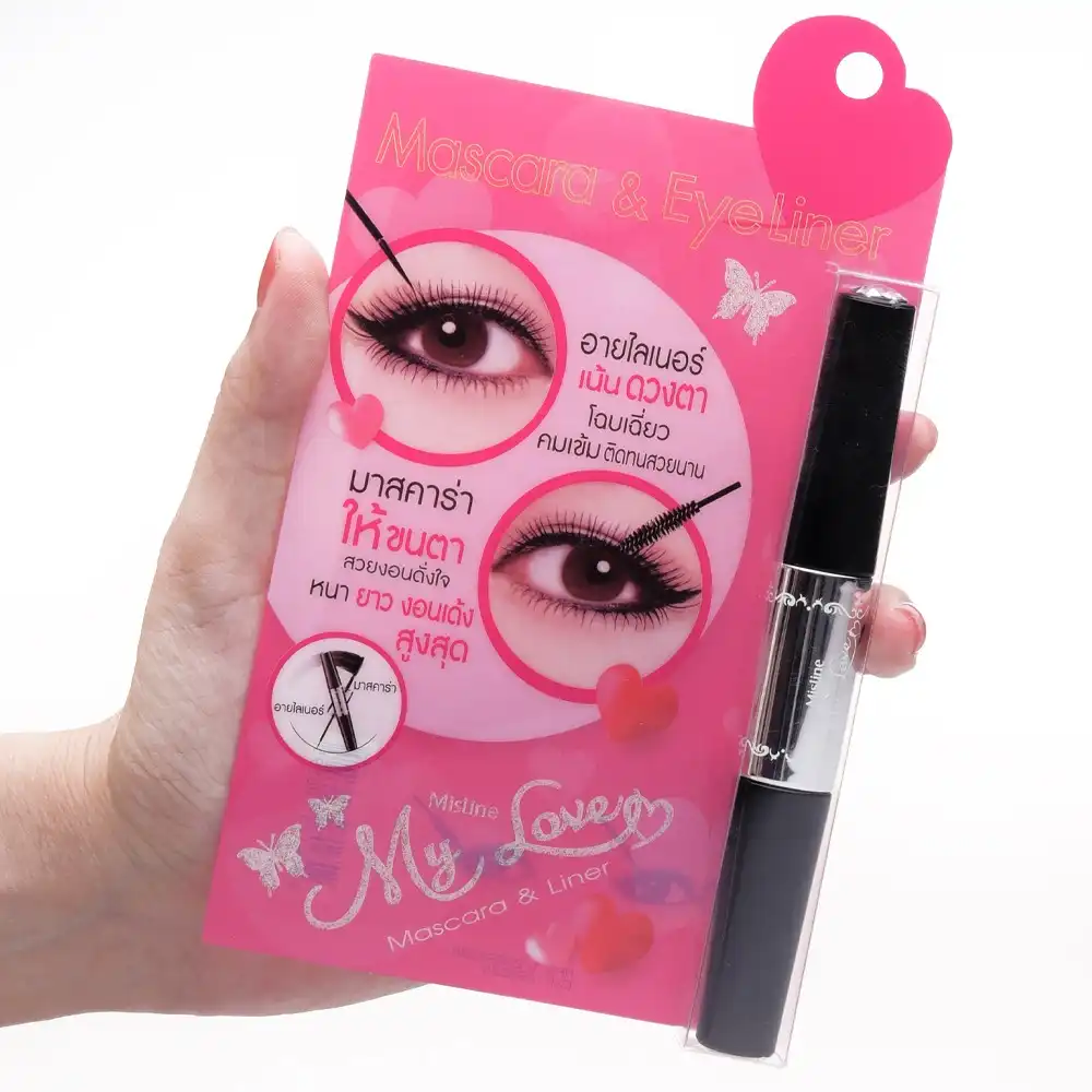 Product image of Mascara & Eyeliner 2-in-1 Black  – Mistine