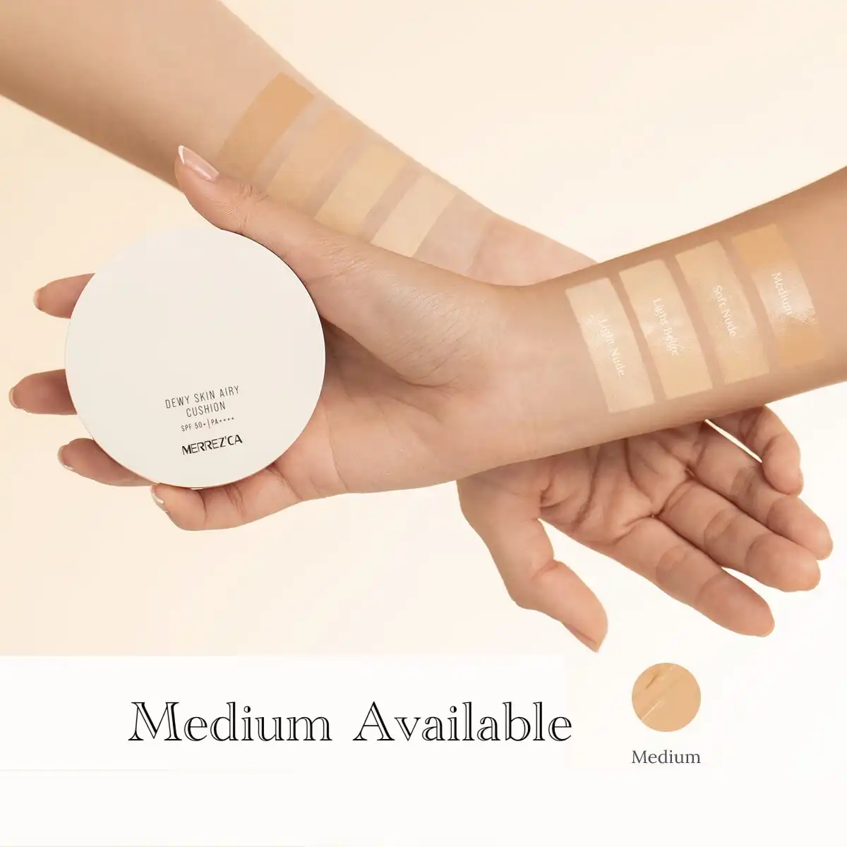 Product image of Cushion Foundation – Dewy Skin Airy Cushion SPF 50+ PA++++ – Merrez’ca