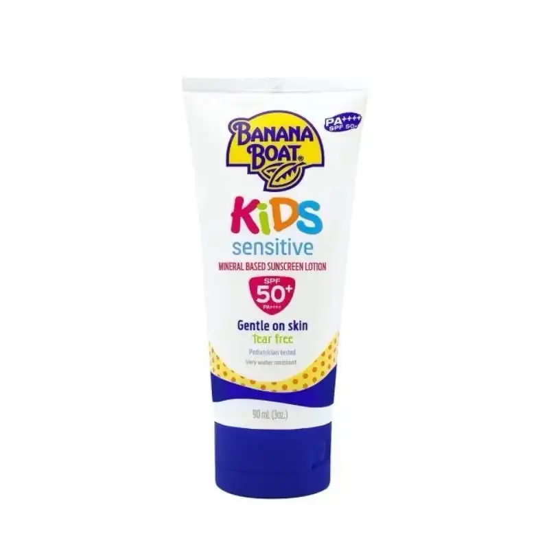 Product image of Banana Boat Kids Sensitive Mineral Sunscreen Lotion SPF50+ PA++++