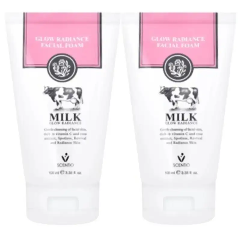 Product image of Scentio Milk Glow Radiance Facial Foam – Brightening Cleanser - Beauty Buffet