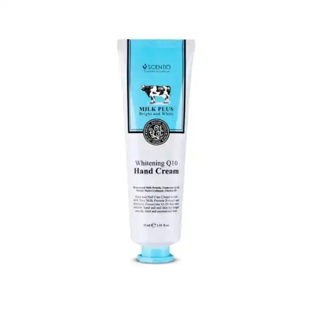 Product image of Scentio Milk Plus Whitening Q10 Hand Cream – Moisturizing & Brightening Hand Cream -  Beauty Buffet