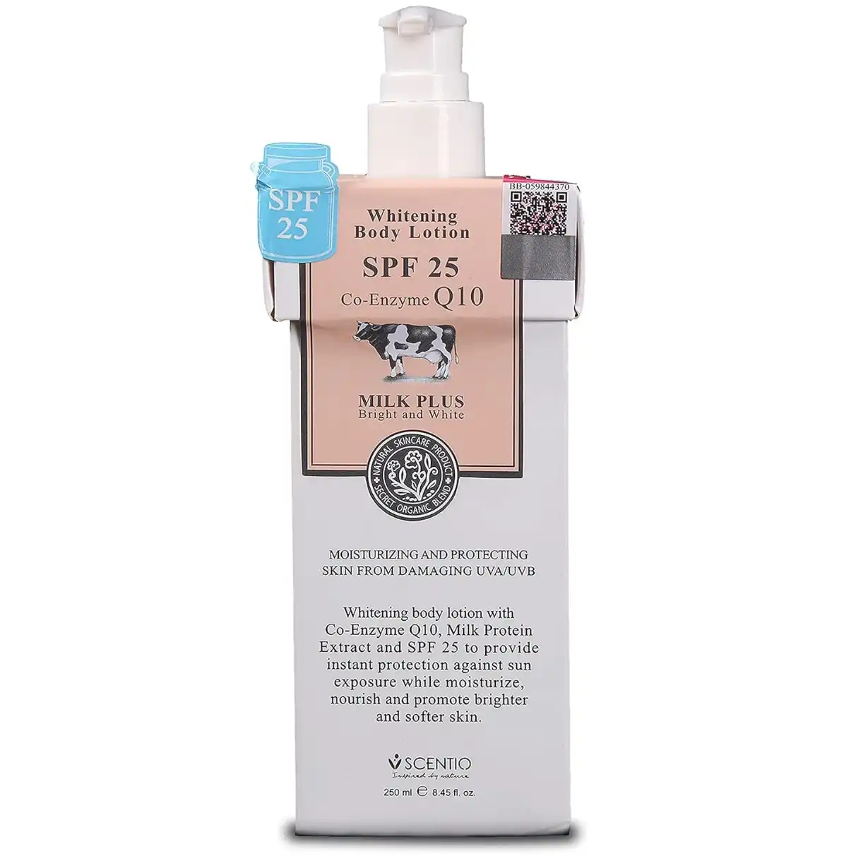 Product image of Scentio Milk Plus Brightening Body Lotion Extra SPF25 – Whitening & UV Protection Moisturizer - Beauty Buffet