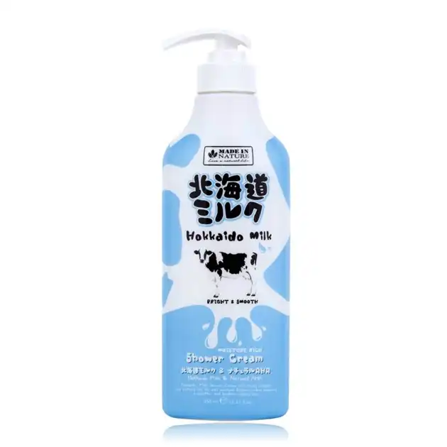 Product image of Made in Nature Hokkaido Milk Moisture Rich Shower Cream – Brightening & Hydrating Body Wash - Beauty Buffet