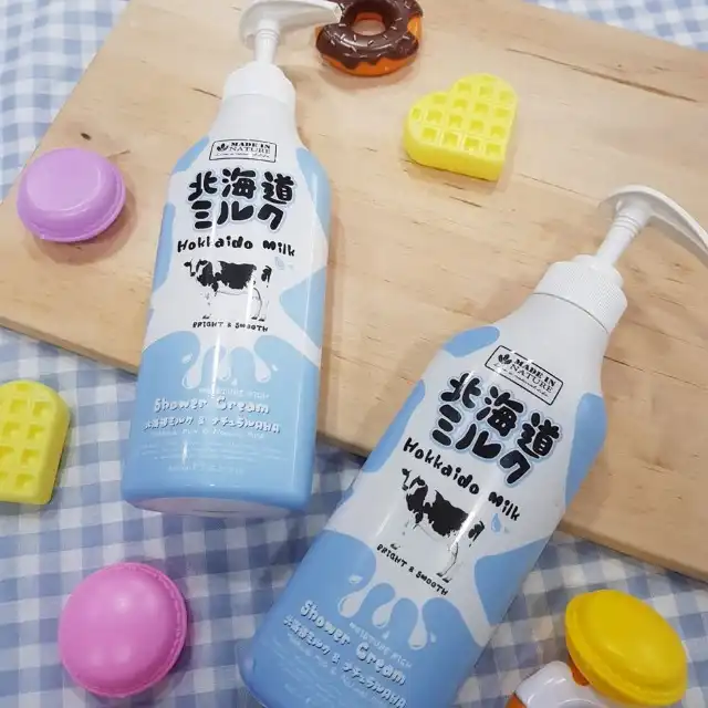 Product image of Made in Nature Hokkaido Milk Moisture Rich Shower Cream – Brightening & Hydrating Body Wash - Beauty Buffet