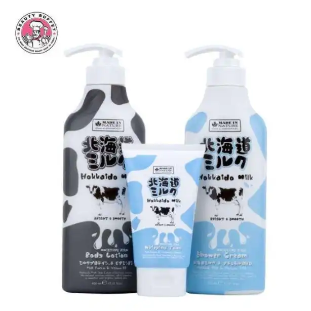Product image of Made in Nature Hokkaido Milk Moisture Rich Shower Cream – Brightening & Hydrating Body Wash - Beauty Buffet