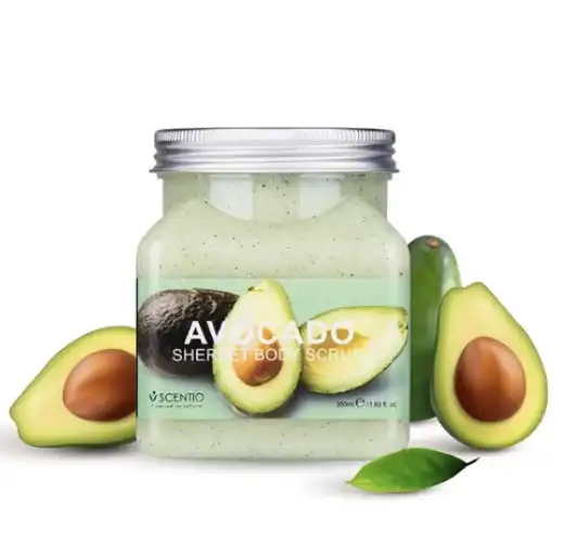 Product image of Scentio Sherbet Body Scrub Collection – Raspberry, Apricot & Avocado (350 ml) - Beauty Buffet