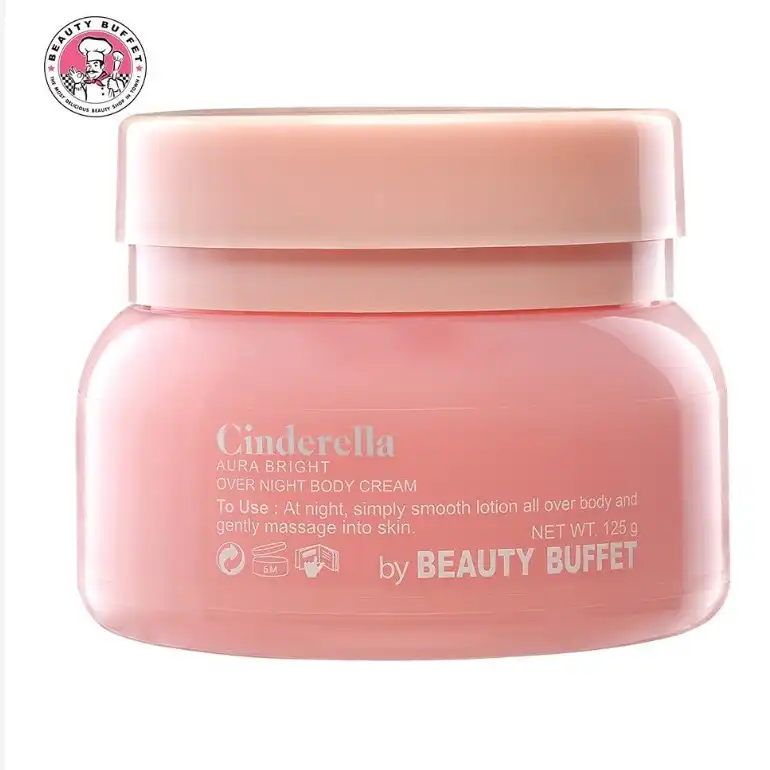 Product image of Lansley Cinderella Aura Bright Overnight Body Cream 125gram -  Whitening & Moisturizing Night Cream  - Beauty Buffet