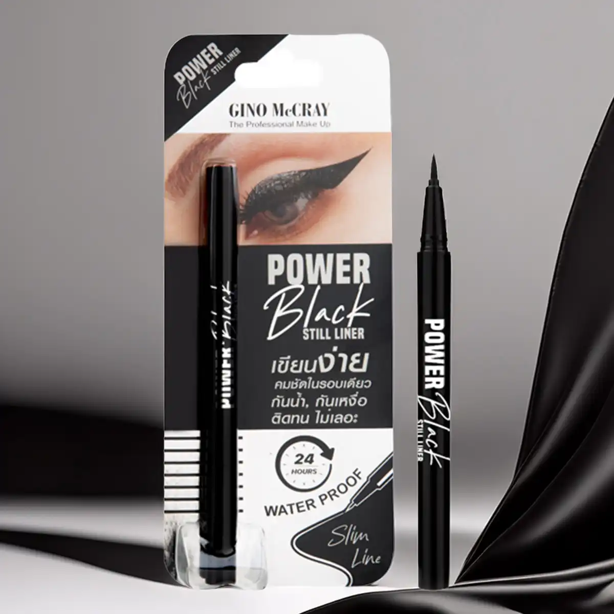 Product image of Power Black Still Liner - Gino McCray The Professional Make Up  - Beauty Buffet