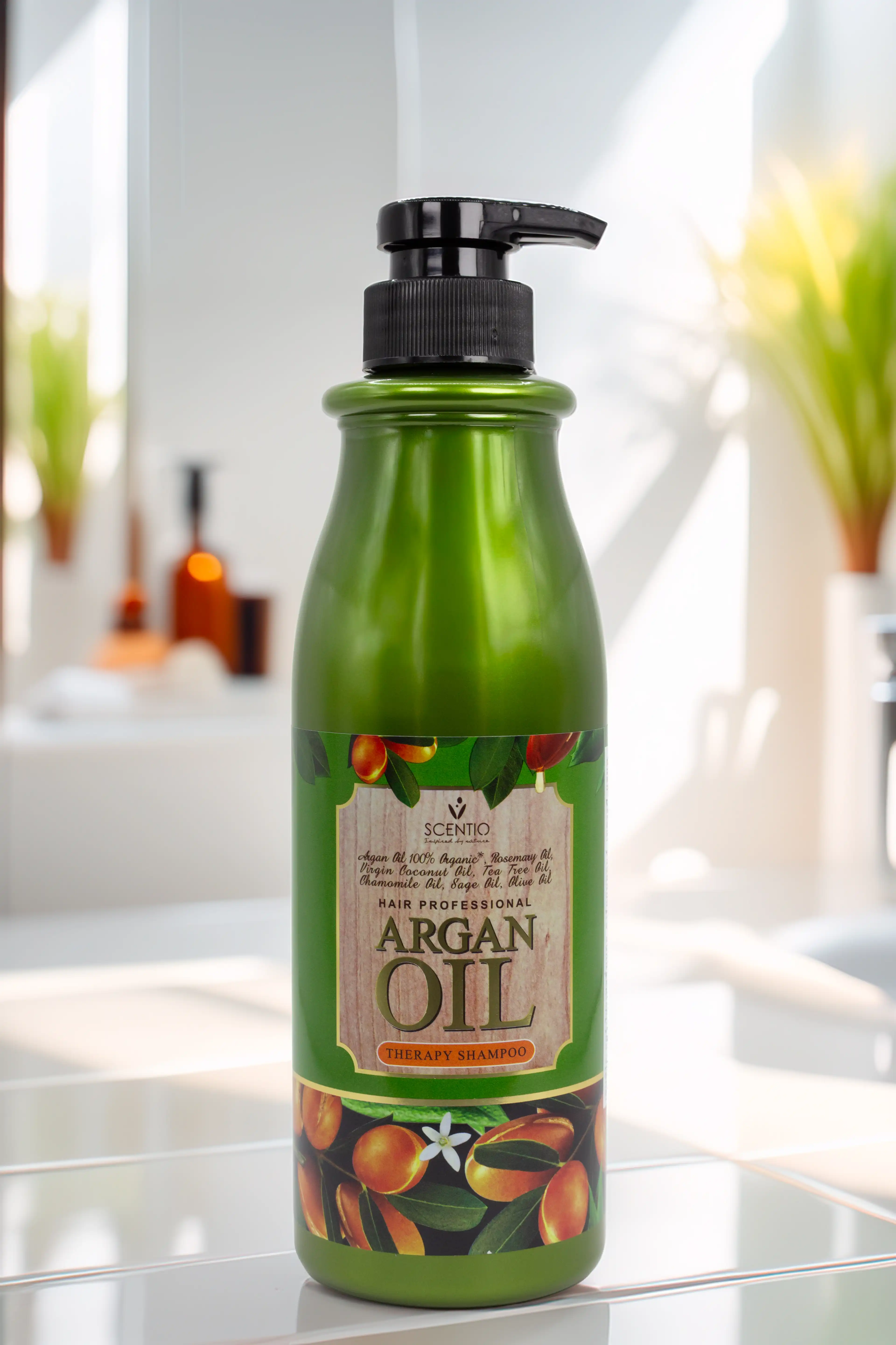 Product image of Scentio Hair Professional Argan Oil Therapy Shampoo – Moisture Repair & Shine - Beauty Buffet