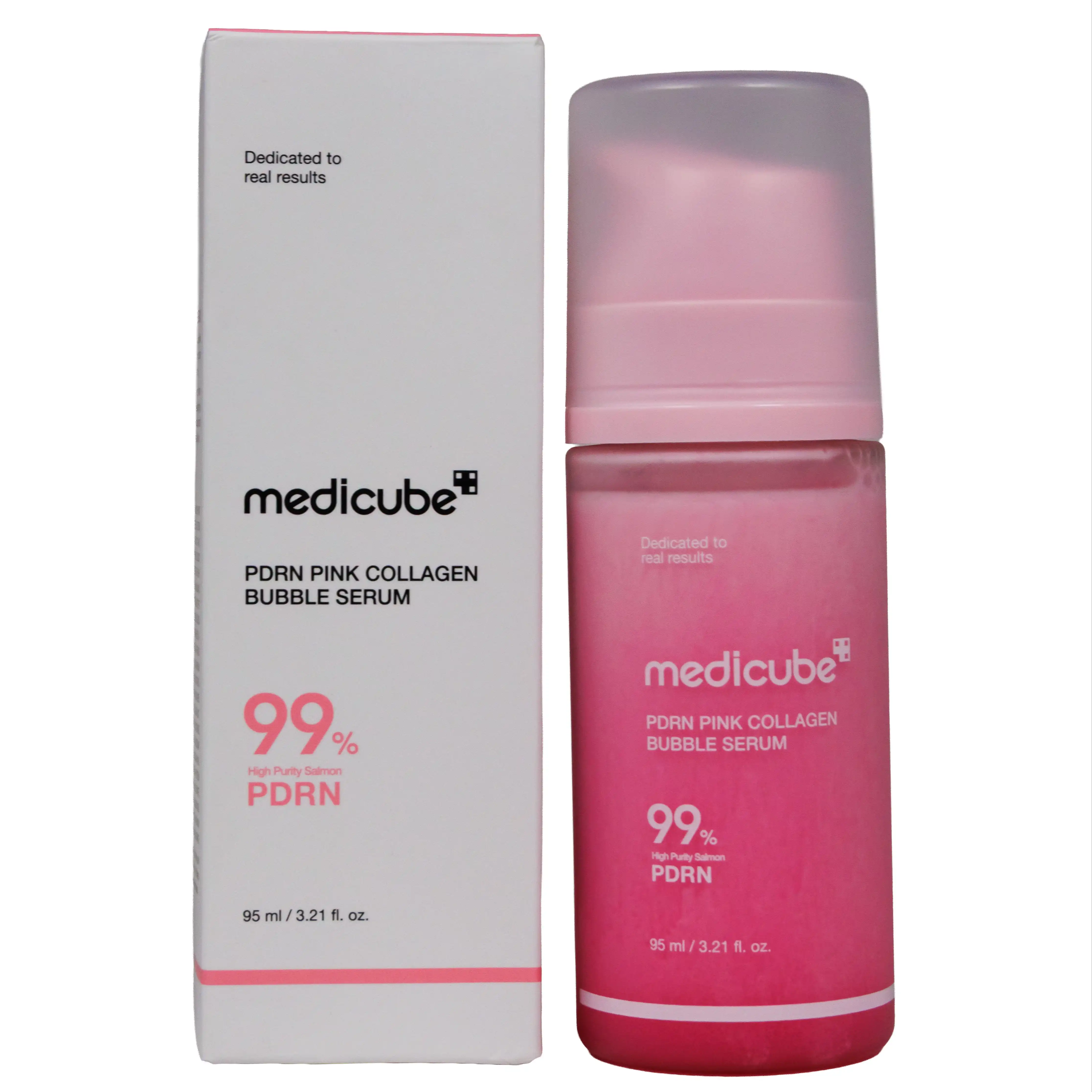 Product image of Medicube PDRN Pink Collagen Bubble Serum – 99% High Purity Salmon PDRN (95 ml)