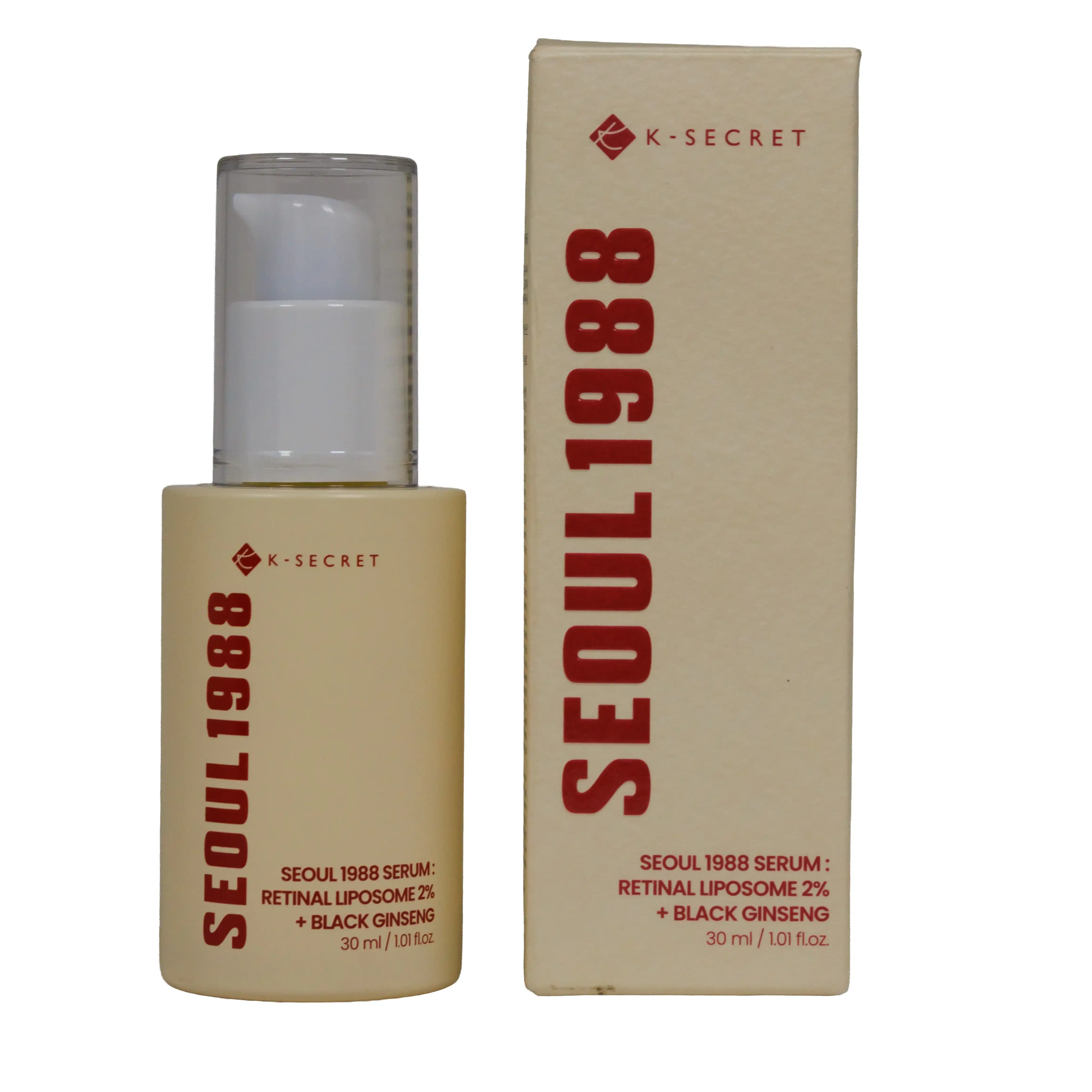 Product image of K-Secret Seoul 1988 Serum – Retinol Liposome 2% + Black Ginseng (30ml)