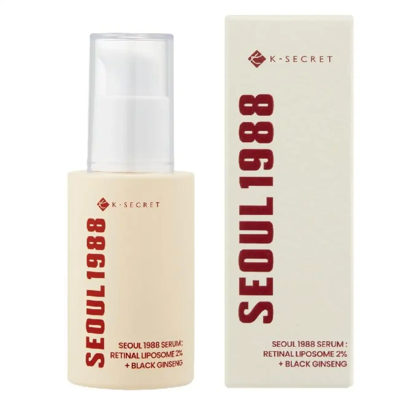 Product image of K-Secret Seoul 1988 Serum – Retinol Liposome 2% + Black Ginseng (30ml)