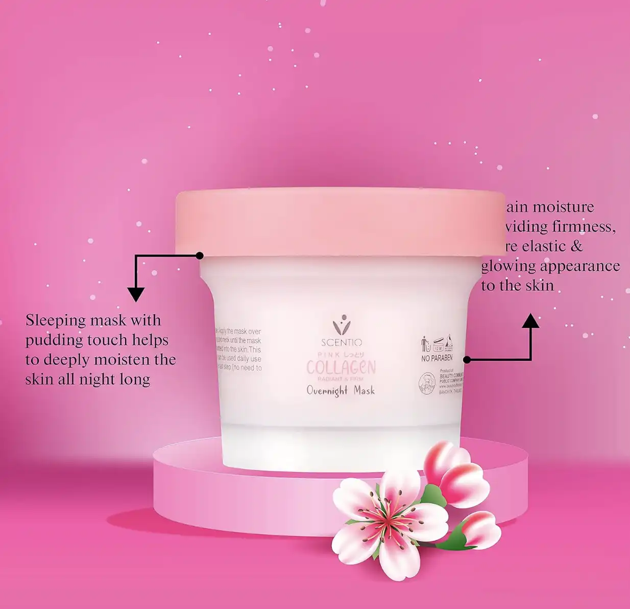 Product image of Pink Collagen Face - Overnight Mask - Beauty Buffet