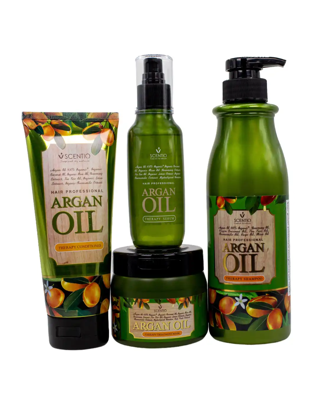 Product image of Scentio Hair Professional Argan Oil Therapy Shampoo – Moisture Repair & Shine - Beauty Buffet