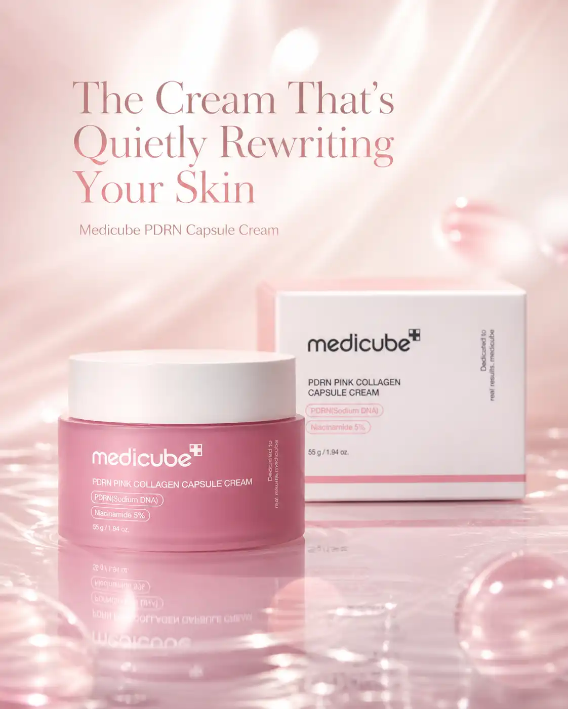 Product image of Medicube PDRN Pink Collagen Capsule Cream (55g)