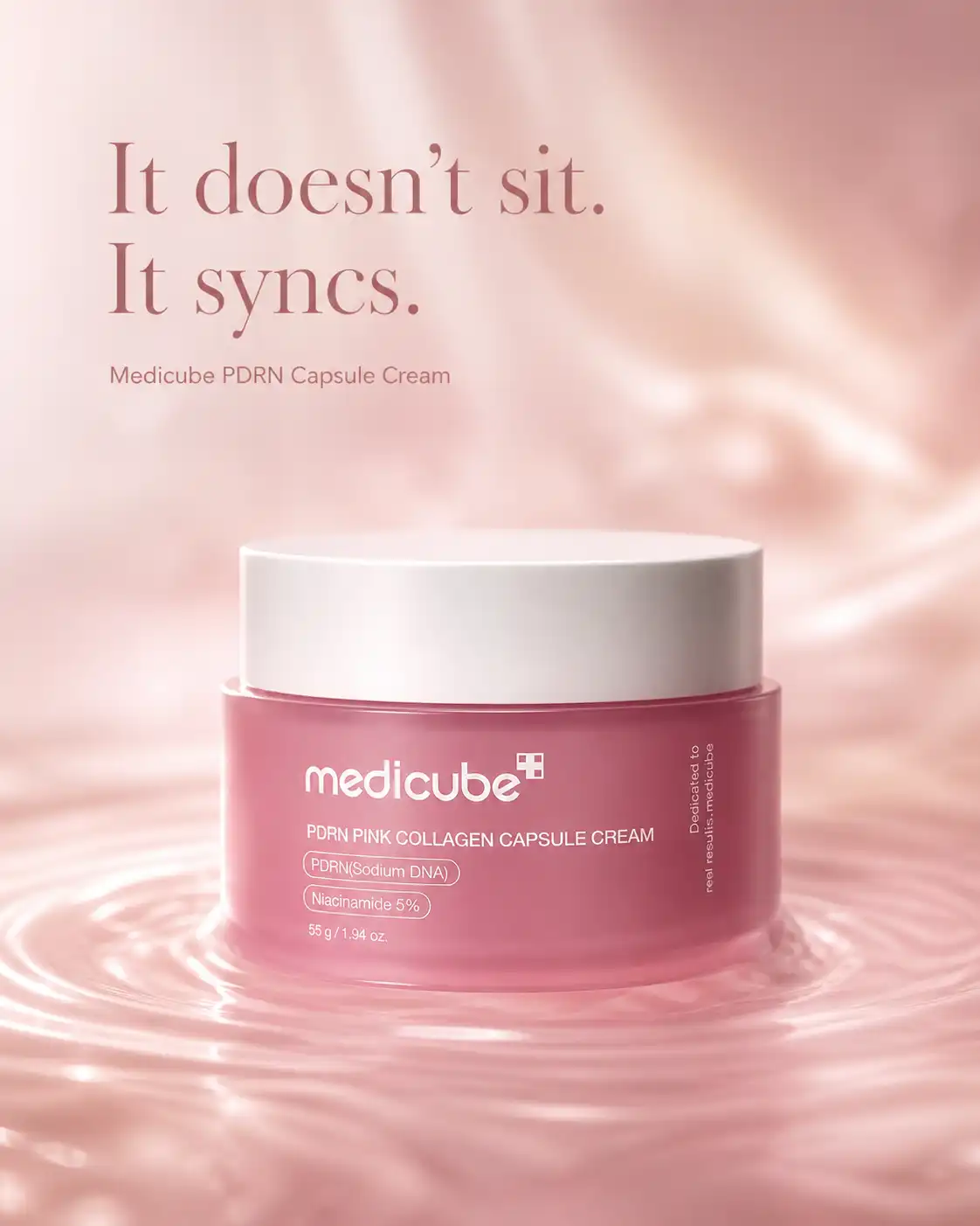 Product image of Medicube PDRN Pink Collagen Capsule Cream (55g)