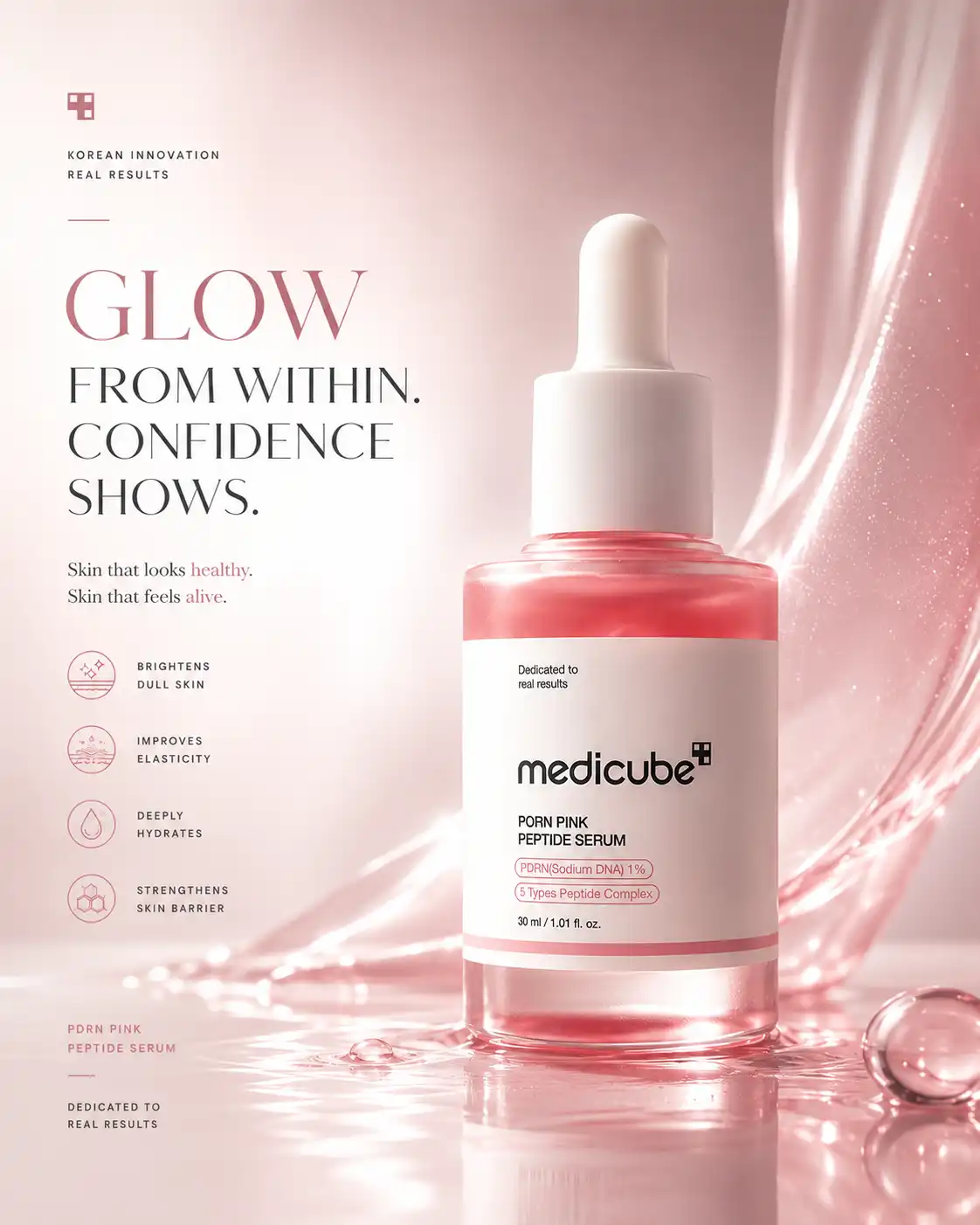 Product image of Medicube PDRN Pink Peptide Serum (30ml)