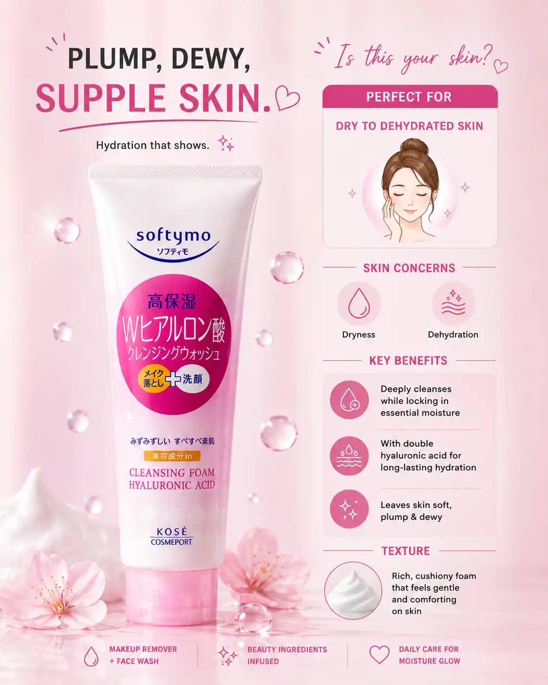 Product image of Cleansing Foam  – Kose Softymo