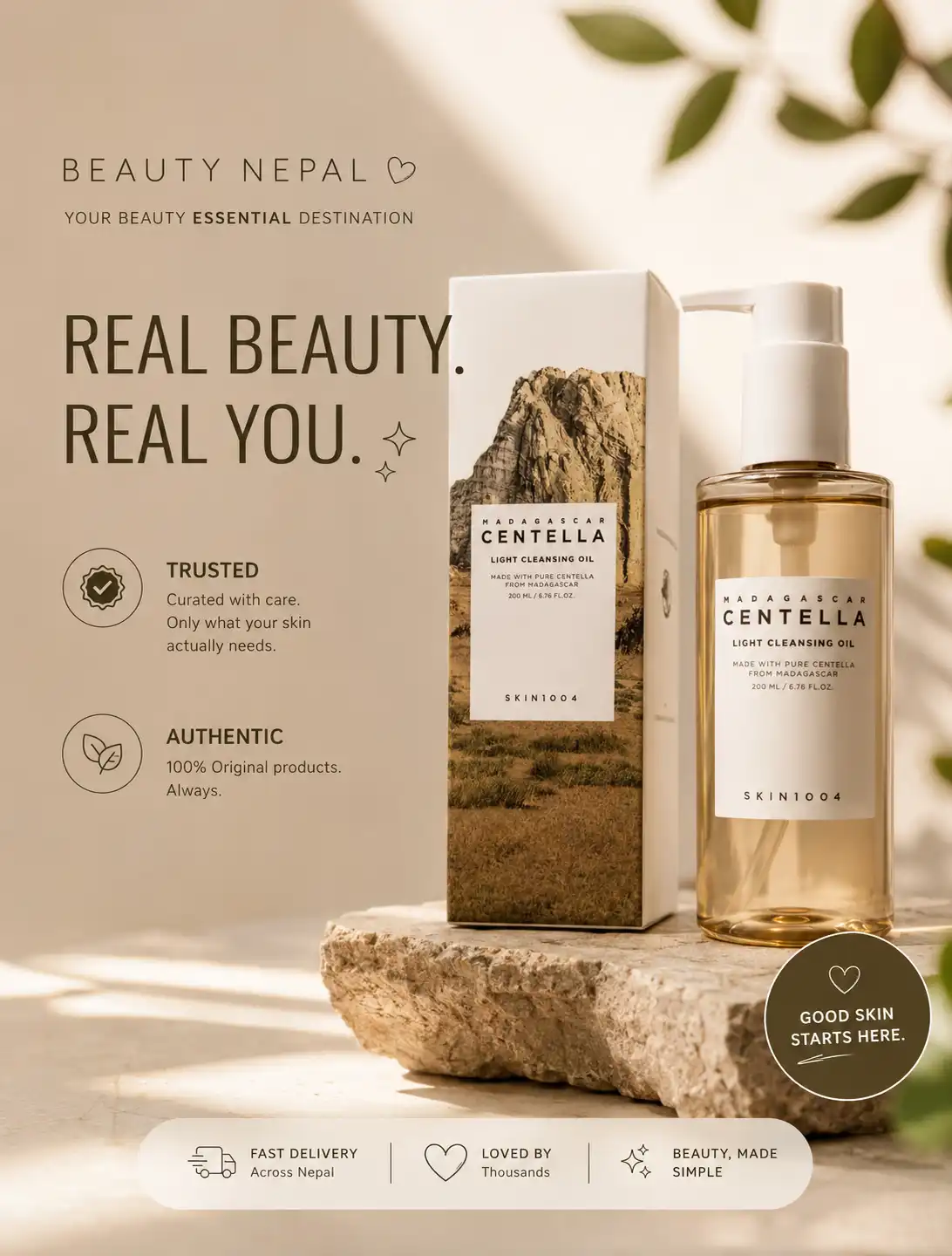 Product image of SKIN1004 Madagascar Centella Light Cleansing Oil – Gentle Makeup Remover & Daily Deep Cleansing Oil