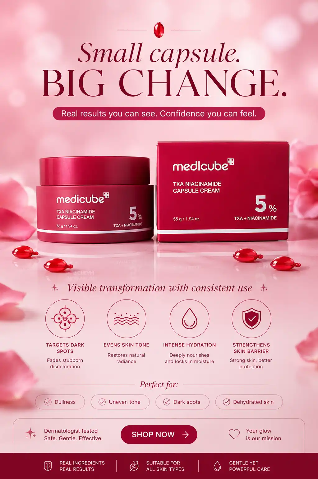 Product image of Medicube TXA Niacinamide Capsule Cream (55g)