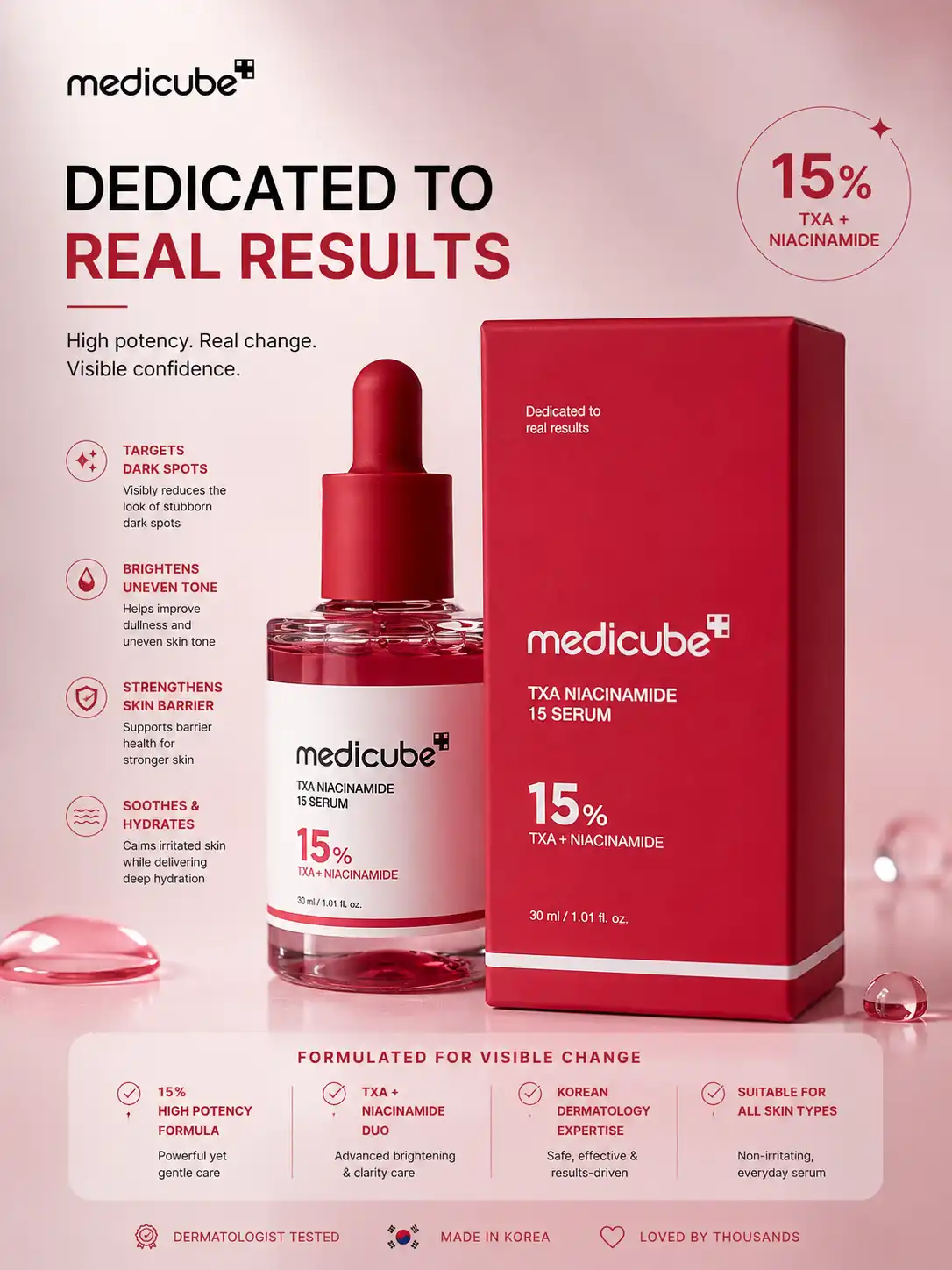 Product image of Medicube TXA+Niacinamide 15% Serum (30ml)