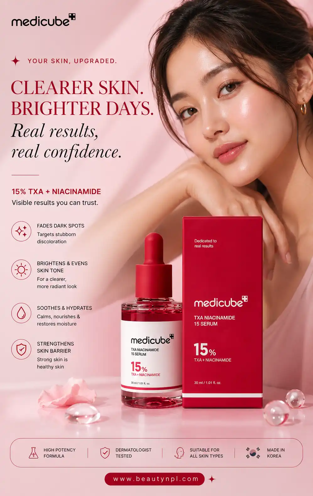 Product image of Medicube TXA+Niacinamide 15% Serum (30ml)