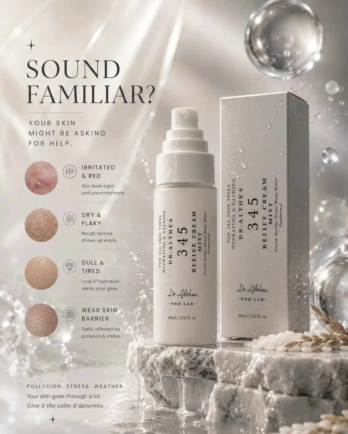 Product image of Dr. Althea 345 Relief Cream Mist 60ml