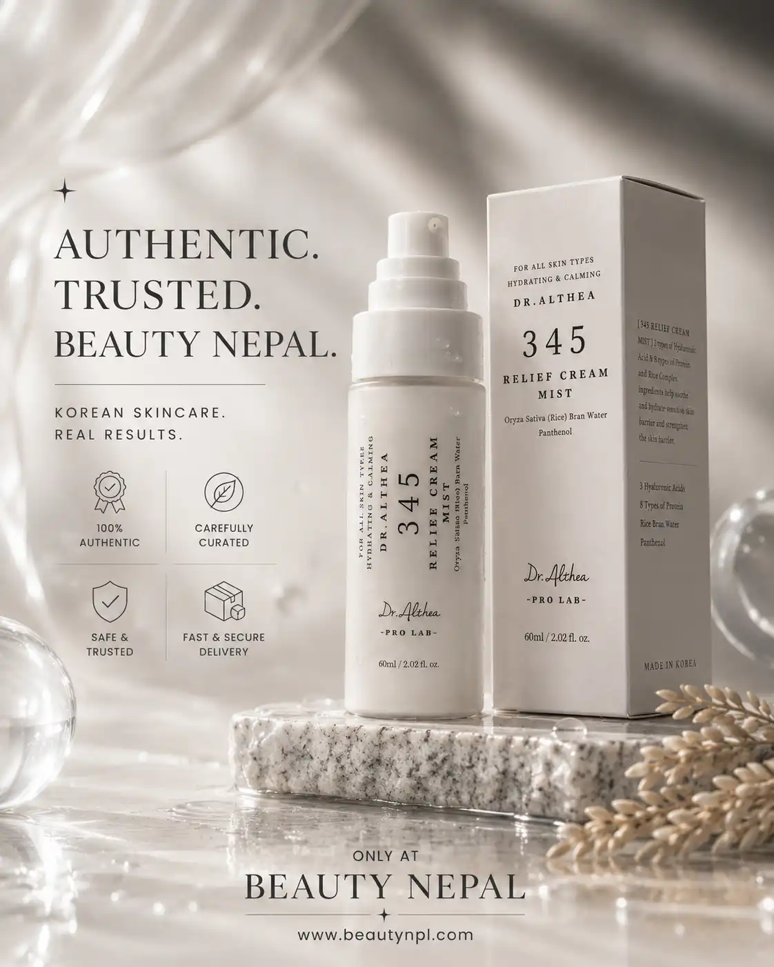 Product image of Dr. Althea 345 Relief Cream Mist 60ml