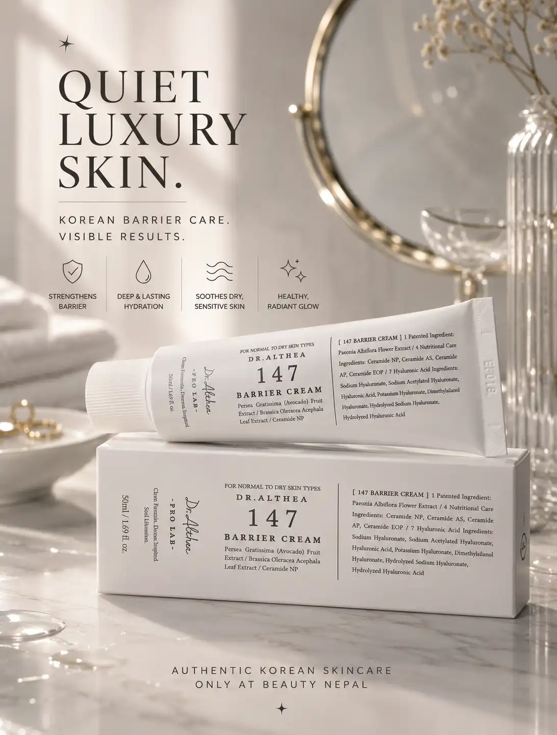 Product image of Dr. Althea 147 Barrier Cream – Skin Barrier Repair Moisturizer (50ml)