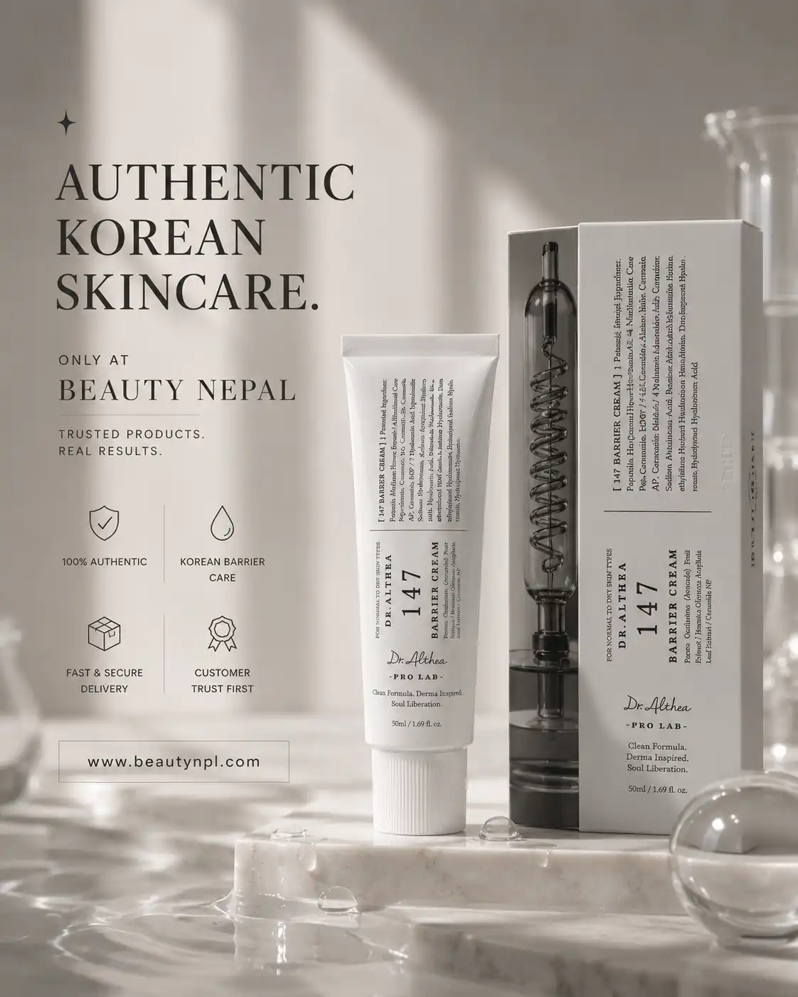 Product image of Dr. Althea 147 Barrier Cream – Skin Barrier Repair Moisturizer (50ml)