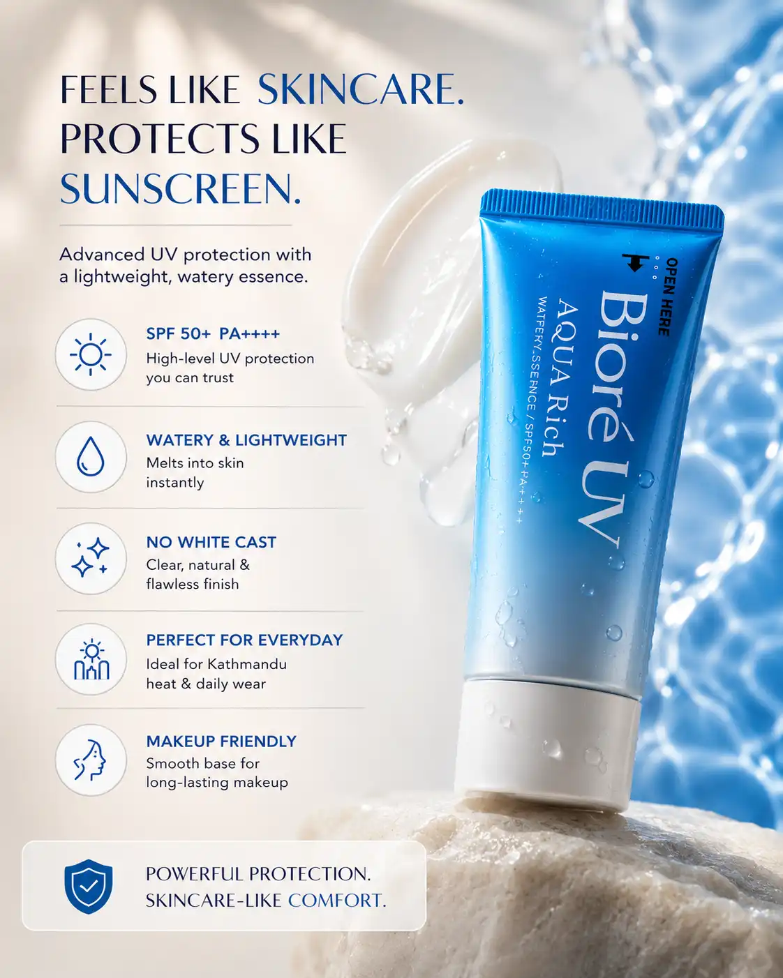 Product image of Biore UV Aqua Rich Watery Essence SPF50+ PA++++ – Biore