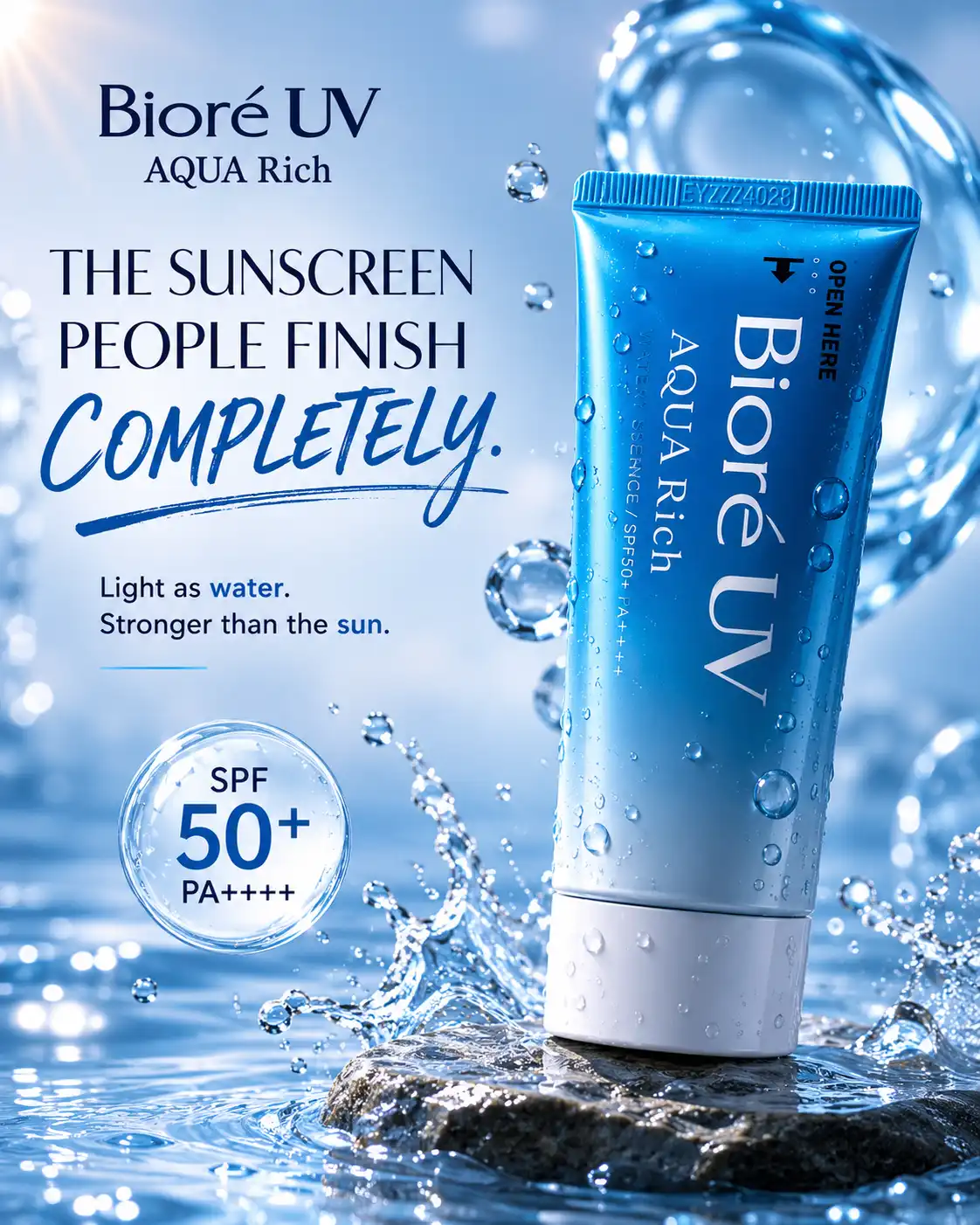 Product image of Biore UV Aqua Rich Watery Essence SPF50+ PA++++ – Biore