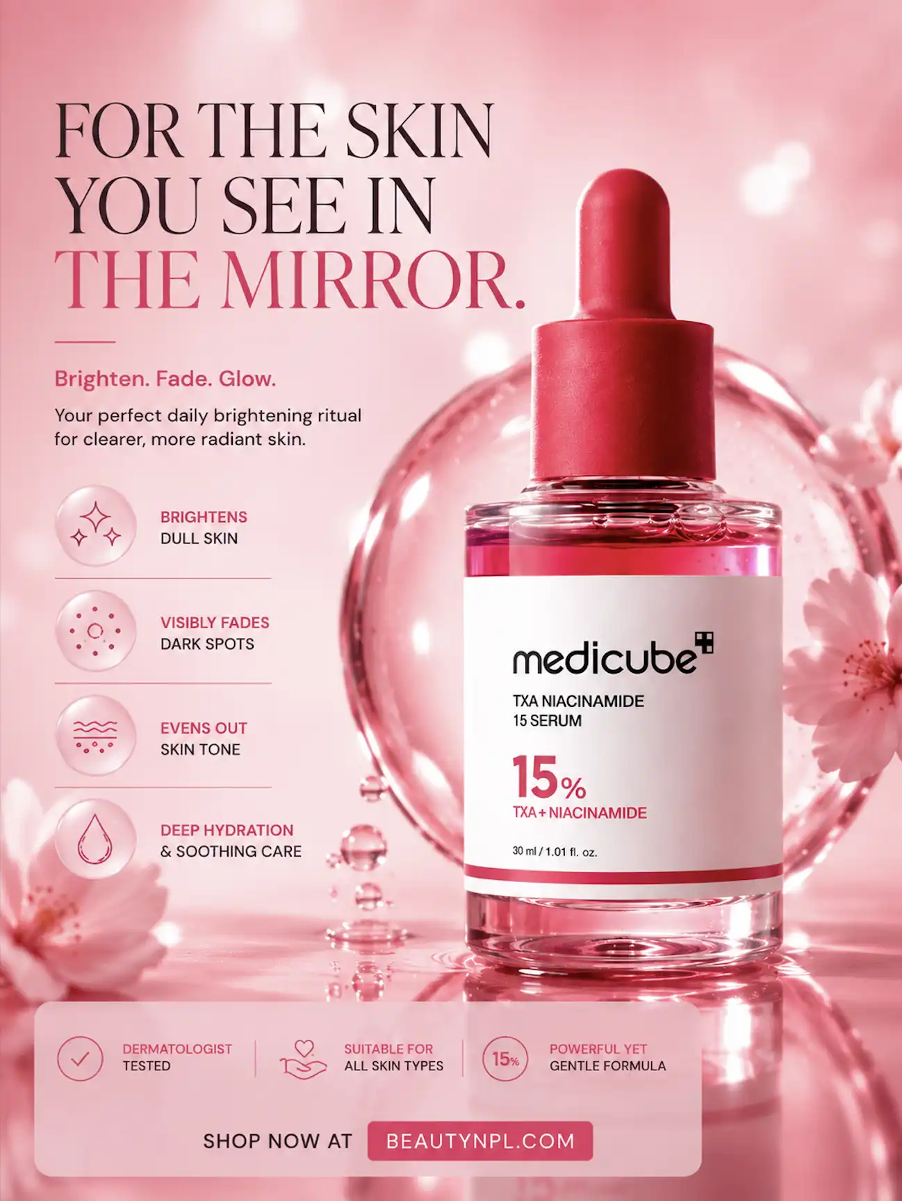 Product image of Medicube TXA+Niacinamide 15% Serum (30ml)