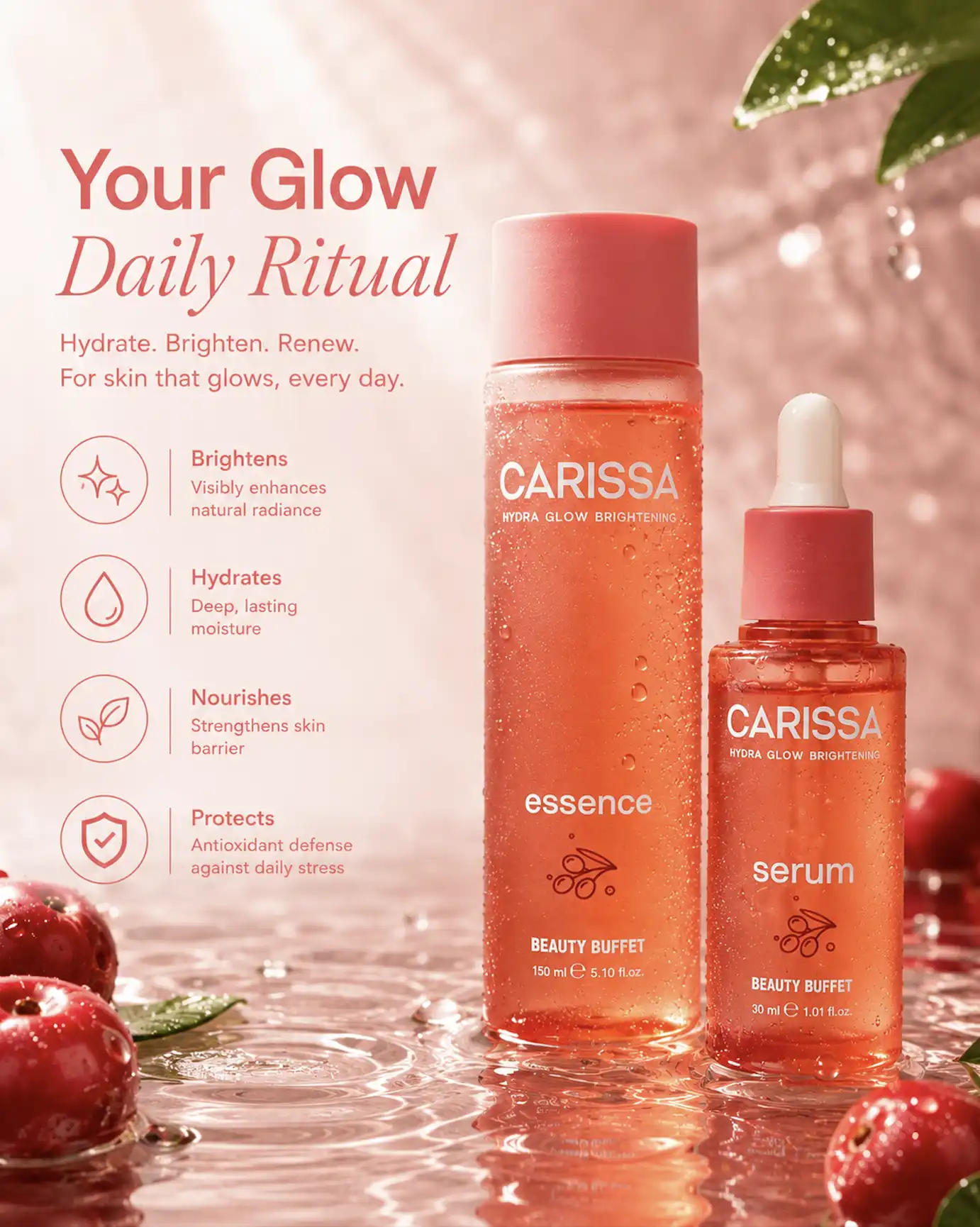 Product image of Carissa Hydra Glow Brightening Essence - Beauty Buffet
