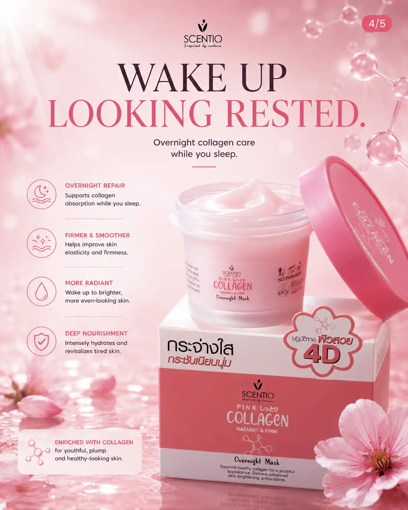 Product image of Pink Collagen Face - Overnight Mask - Beauty Buffet