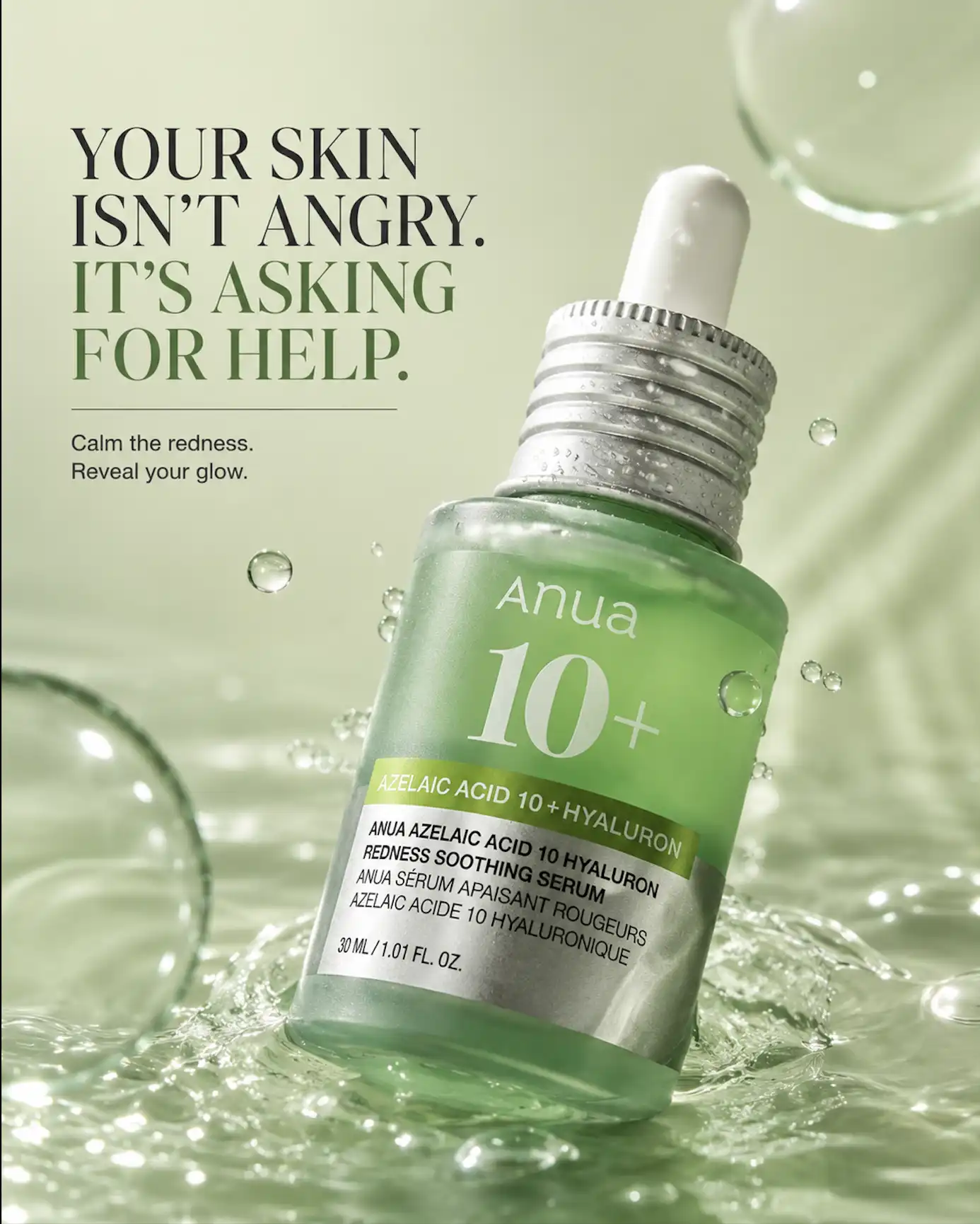Product image of Anua Azelaic Acid 10 Hyaluron Redness Soothing Serum [30ml]