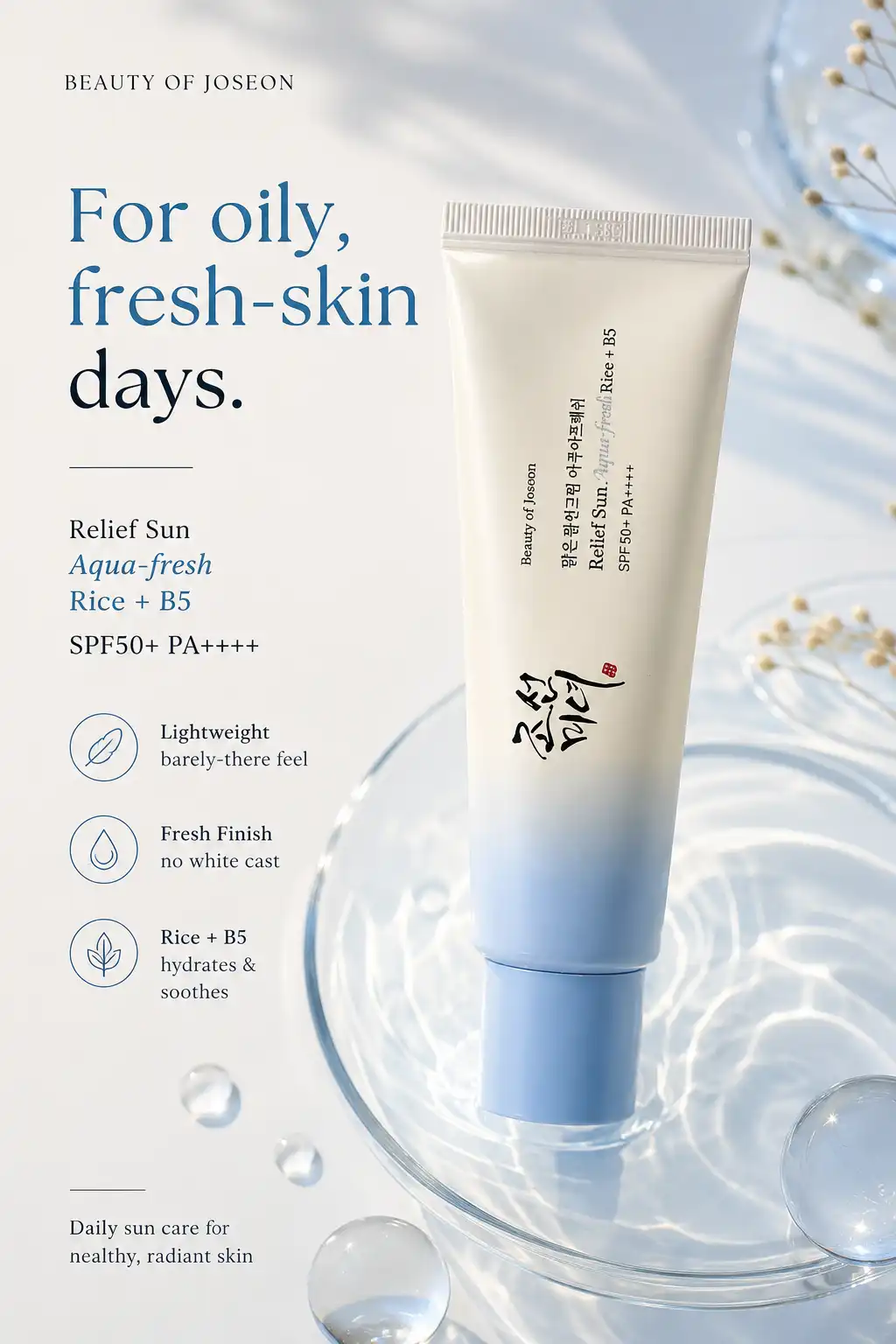 Product image of Beauty of Joseon Relief Sun Aqua Fresh Rice + B5 SPF50+ PA++++ 50ml
