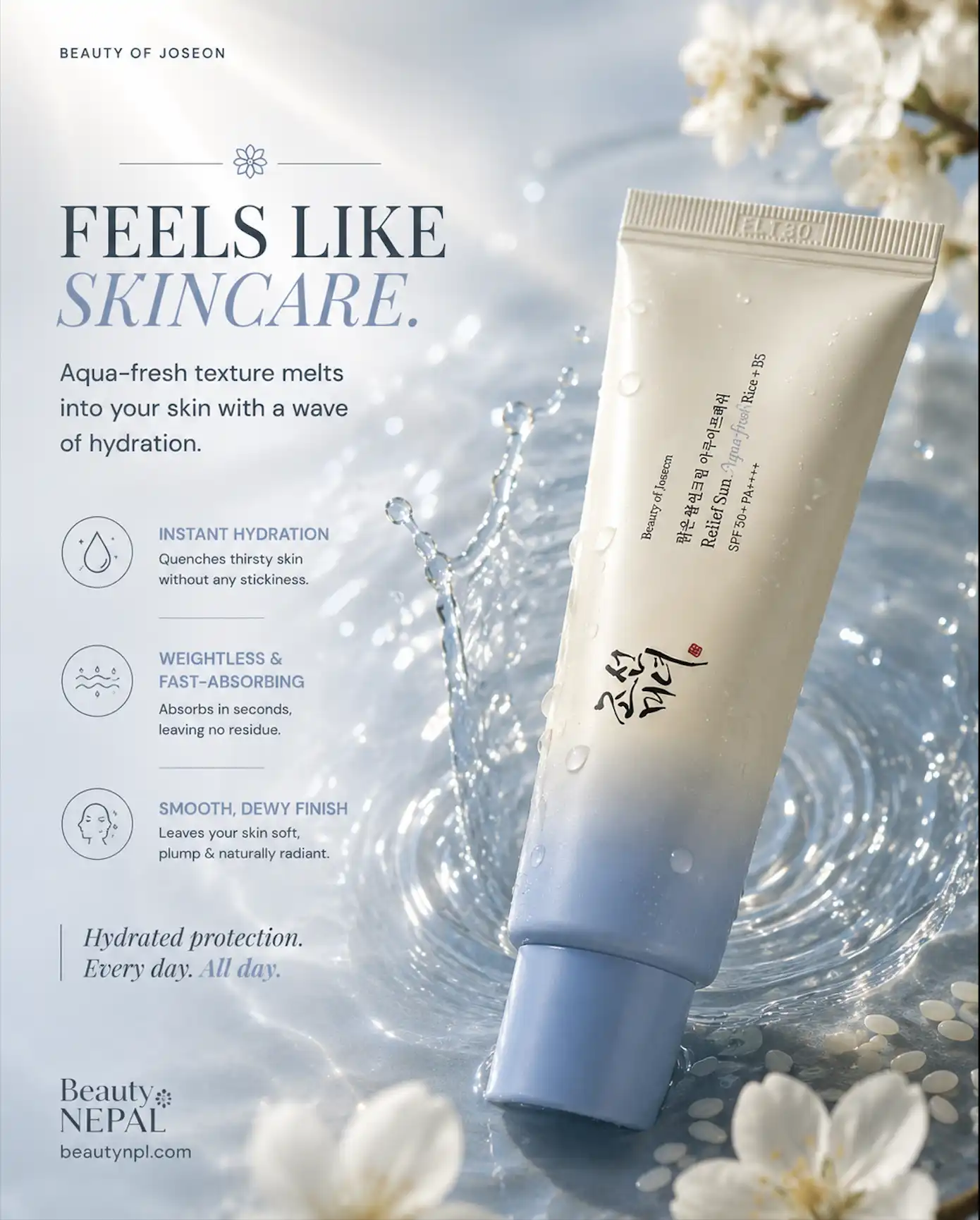 Product image of Beauty of Joseon Relief Sun Aqua Fresh Rice + B5 SPF50+ PA++++ 50ml