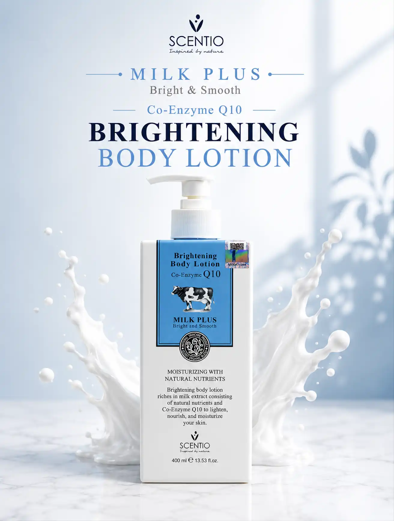 Product image of Scentio Brightening Body Lotion Co-Enzyme Q10 – Whitening & Anti-Aging Moisturizer - Beauty Buffet
