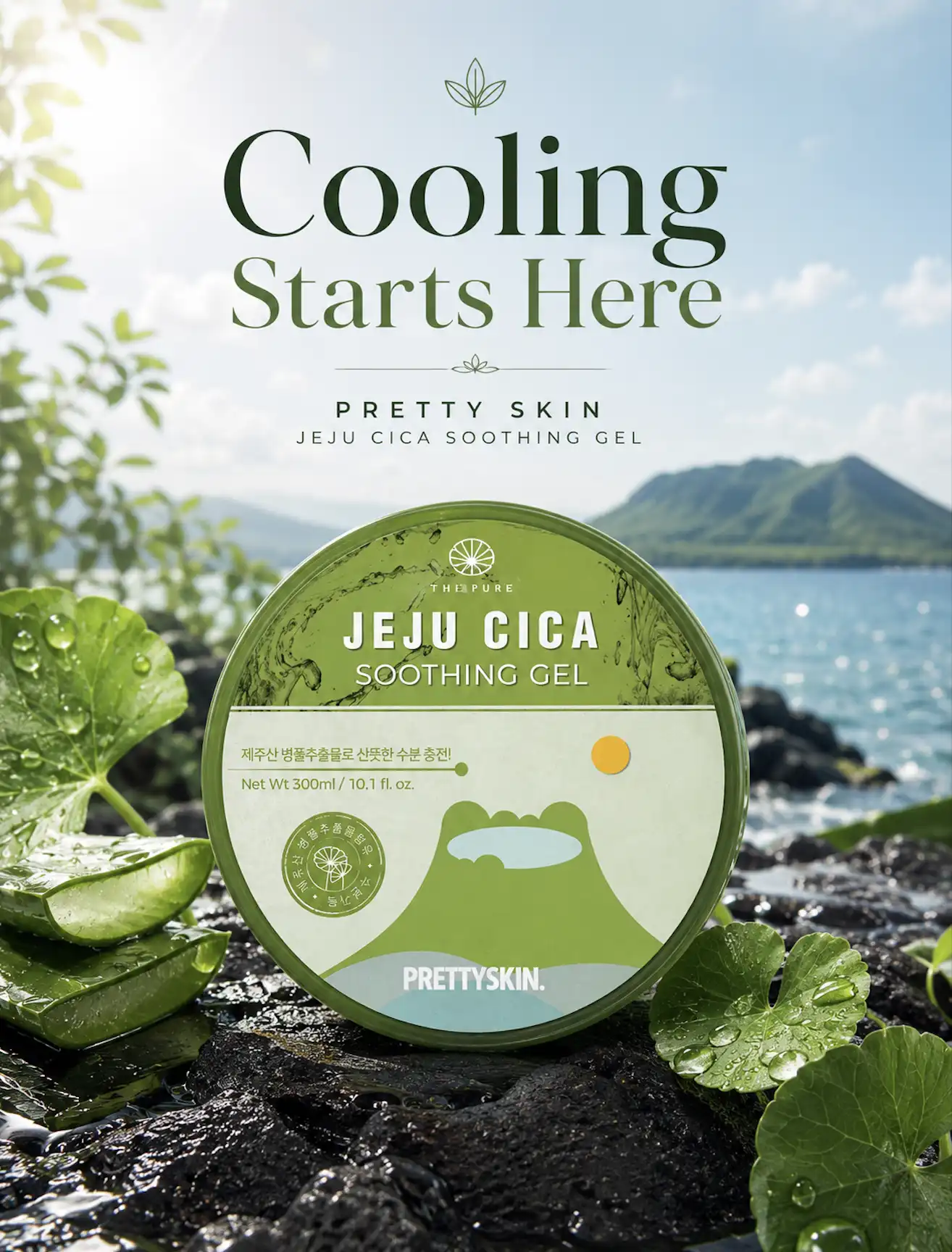 Product image of Pretty Skin Jeju Cica Soothing Gel 300ml
