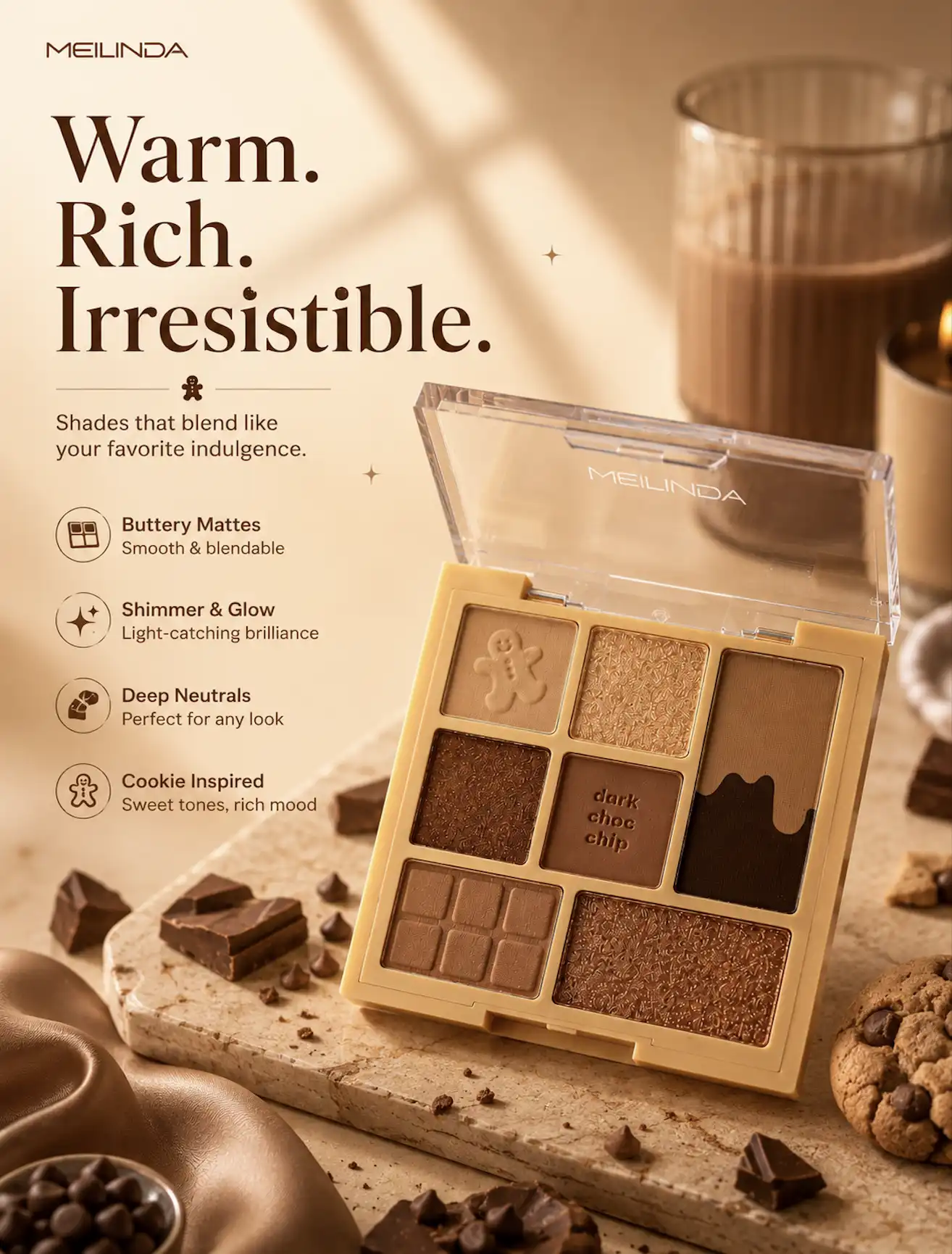 Product image of Cookie Recipe Eye Palette - Meilinda