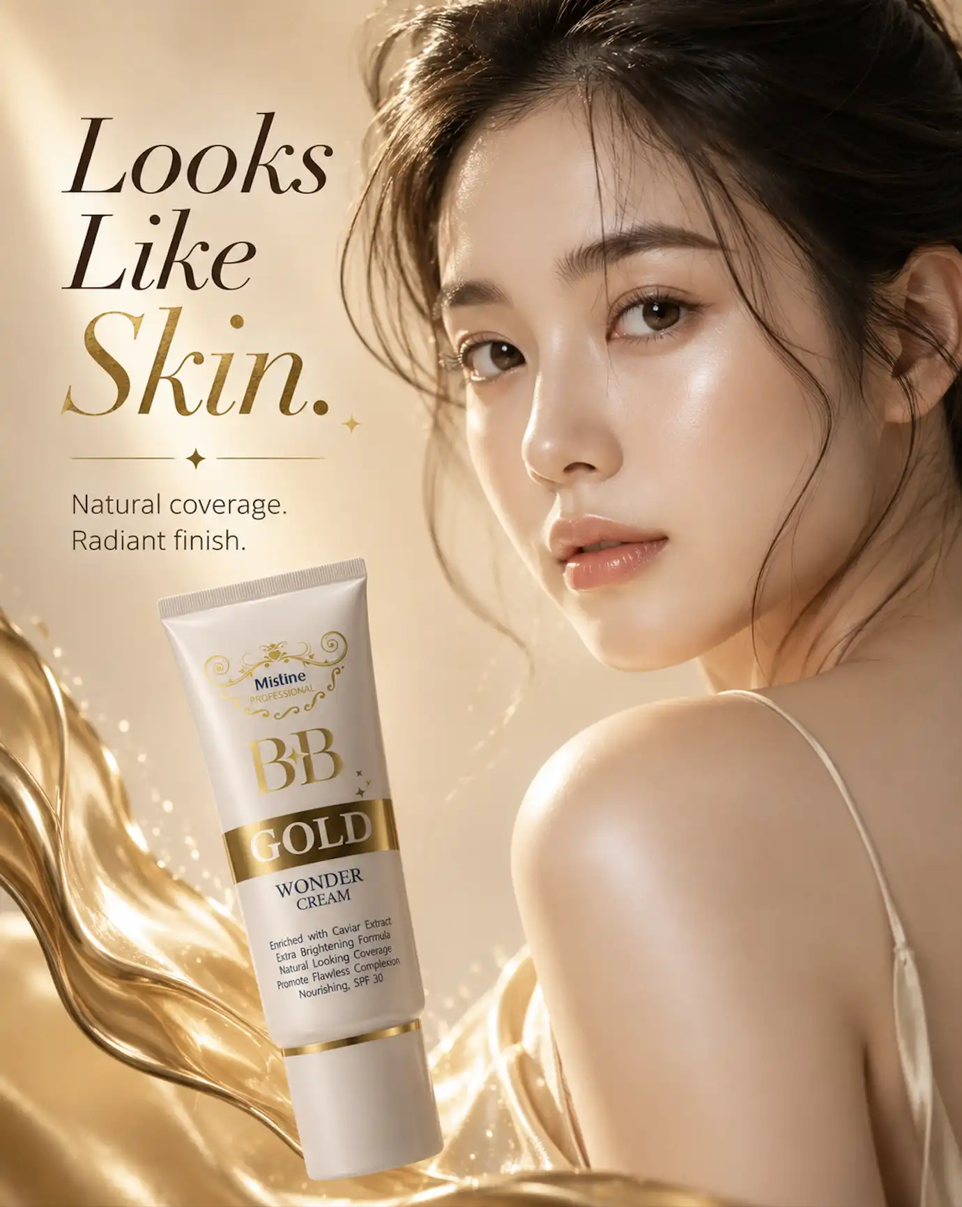 Product image of BB Cream – BB Gold Wonder Cream SPF 30 – Mistine