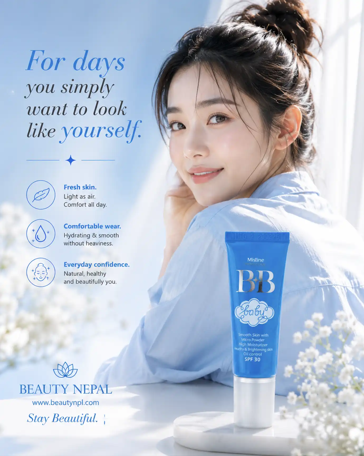Product image of BB Cream – BB Baby SPF 30 – Mistine