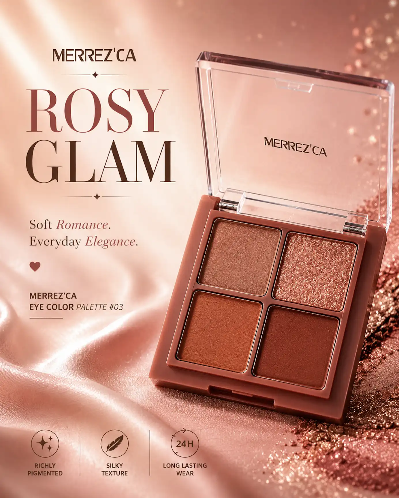 Product image of Eyeshadow Palette –  Merrez’Ca