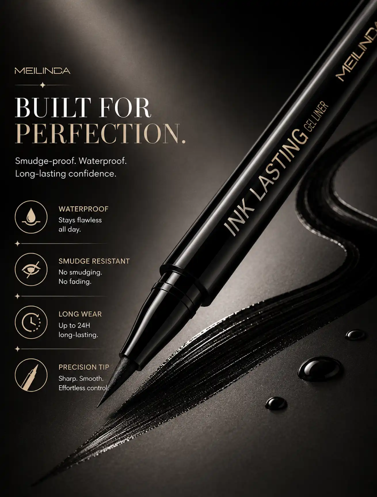 Product image of Ink Lasting Gel Liner - Meilinda