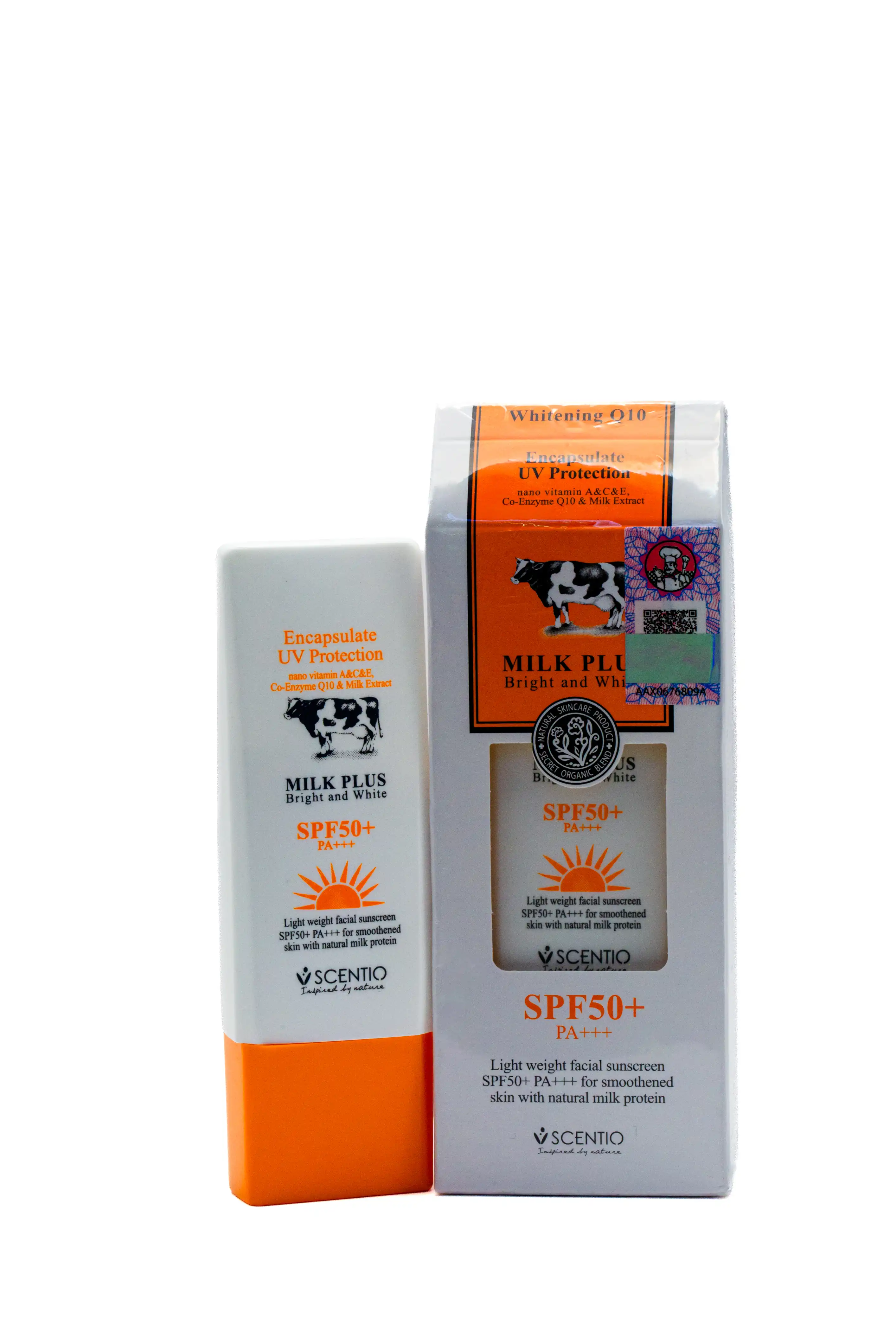 Product image of Scentio Milk Plus Encapsulate UV Protection Sunscreen SPF50+ PA+++ (30ml)